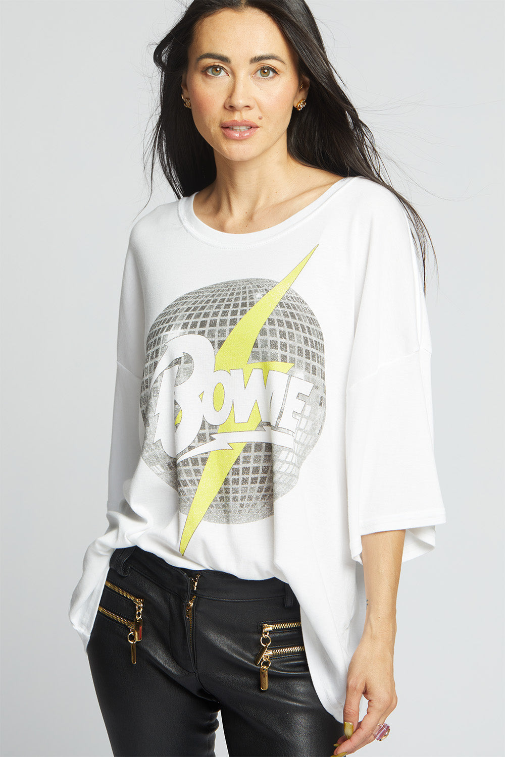 David Bowie Disco Tee White