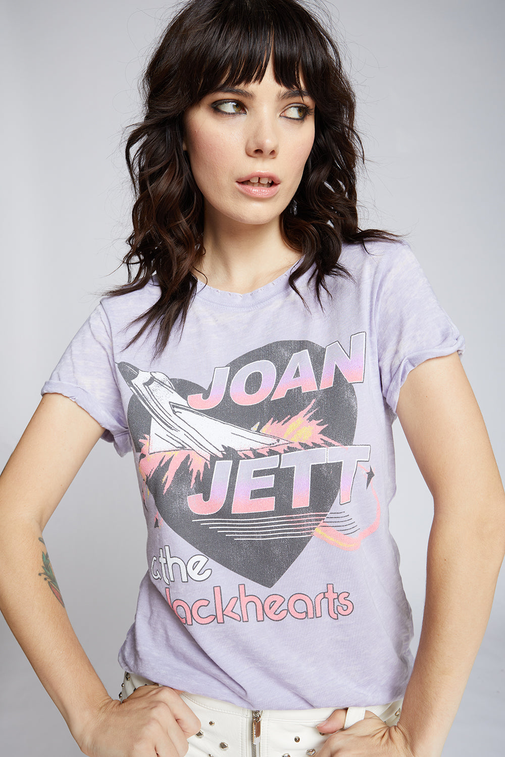 Joan Jett & The Blackhearts Rocket Vintage Tee Lilac