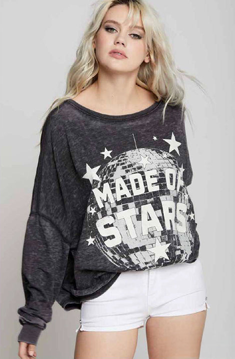 Made of Stars Sweatshirt Black