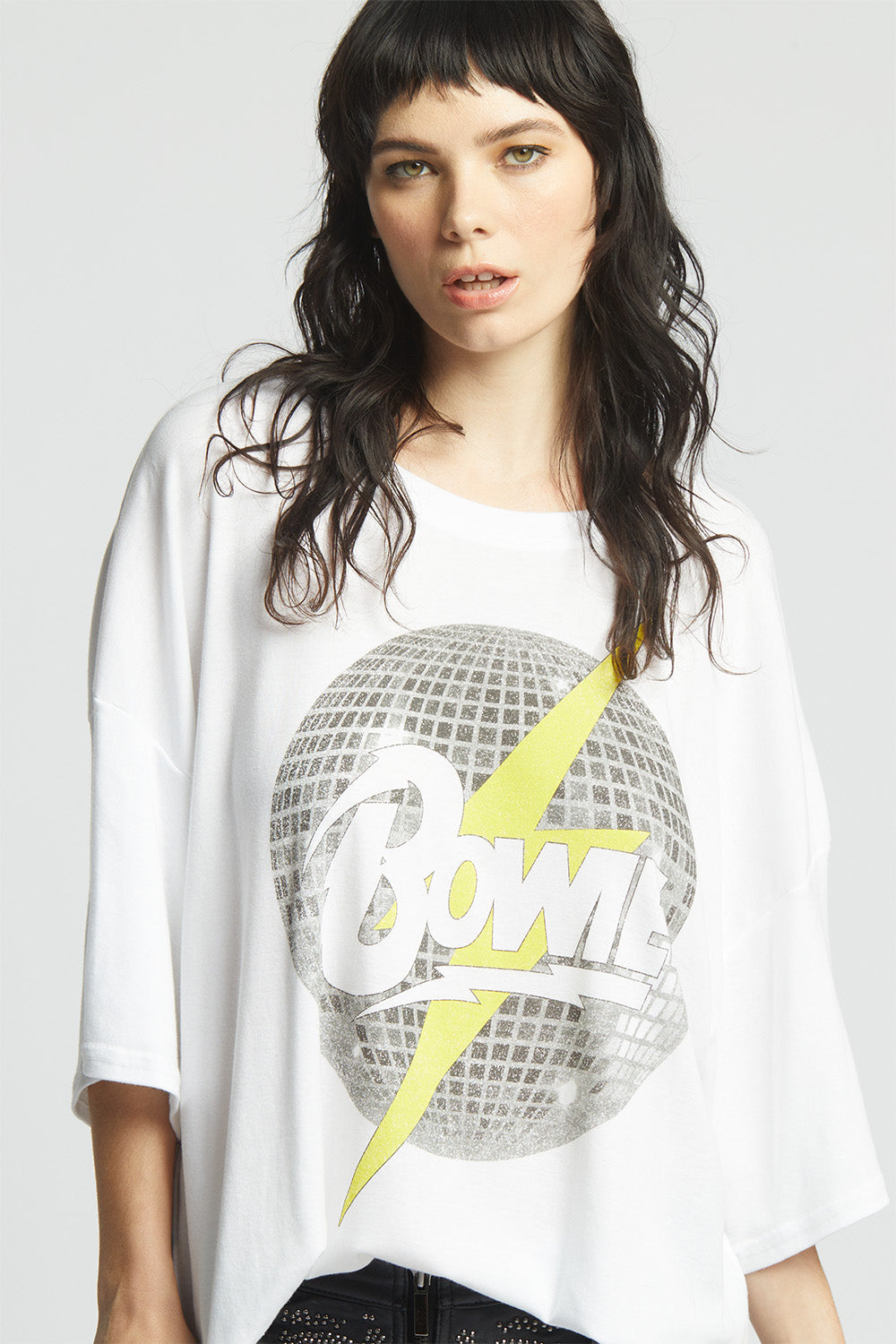 David Bowie Disco Tee White