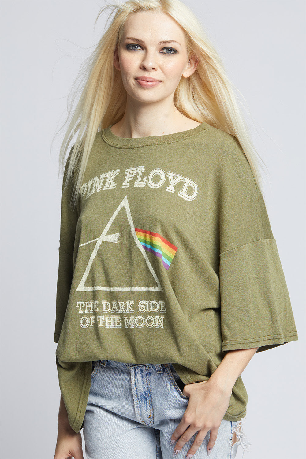 Pink Floyd Dark Side of the Moon Tee Olive