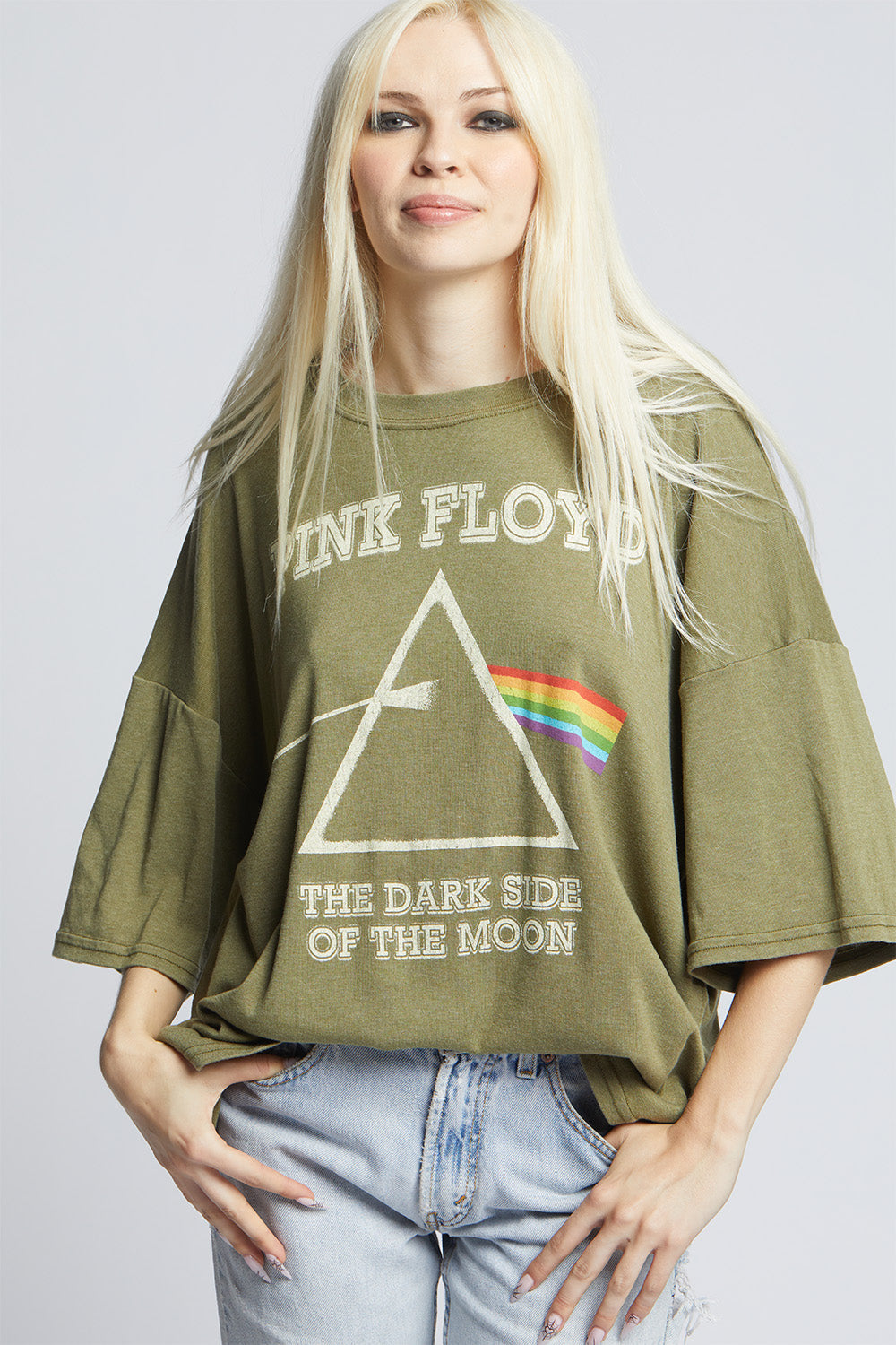 Pink Floyd Dark Side of the Moon Tee Olive