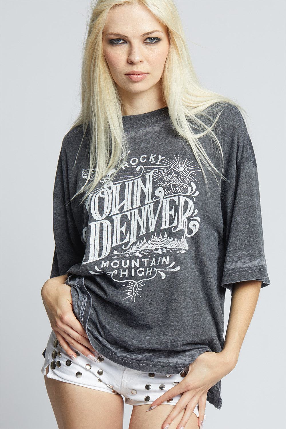 John Denver Rocky Mountain High Tee Vintage Black