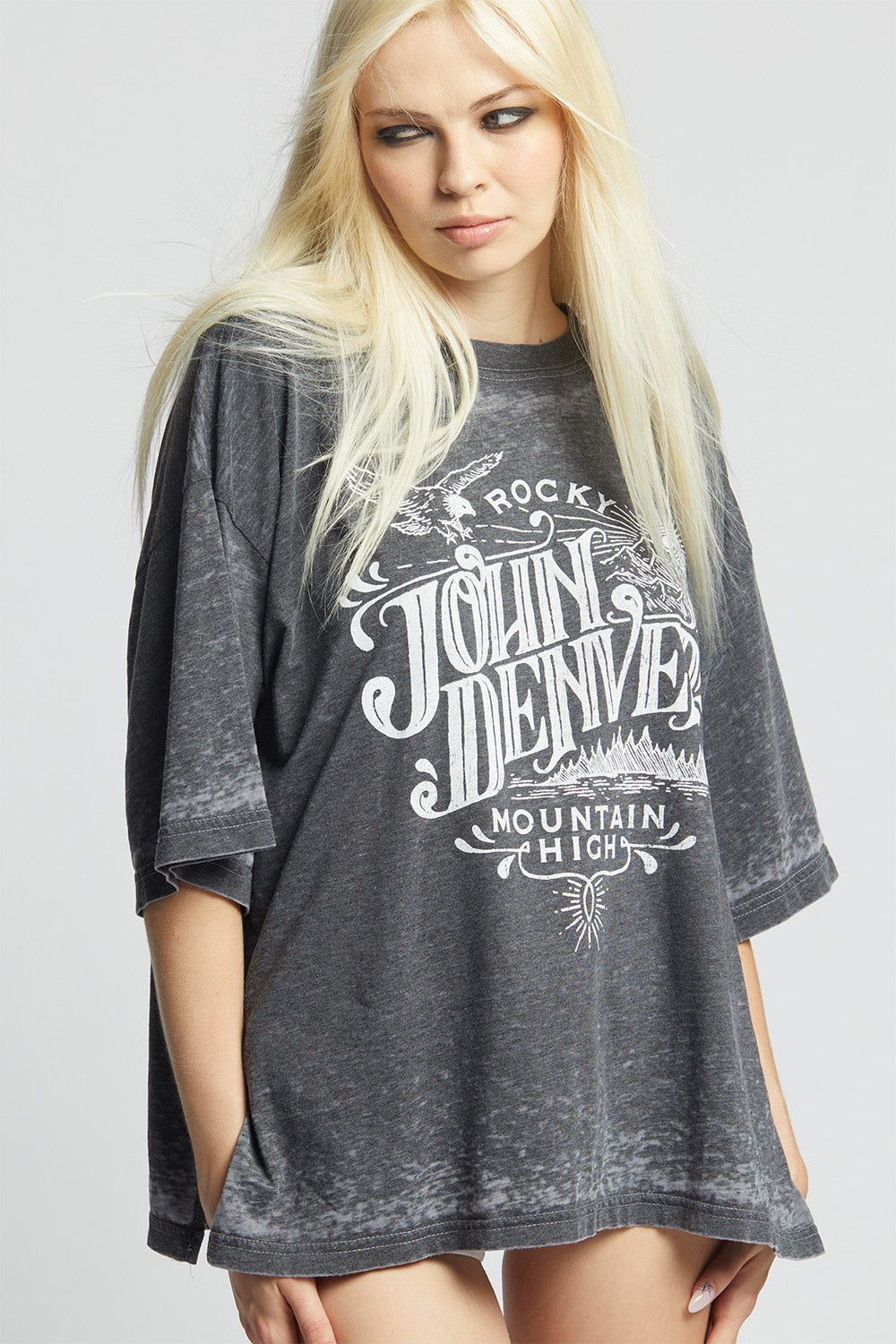 John Denver Rocky Mountain High Tee Vintage Black