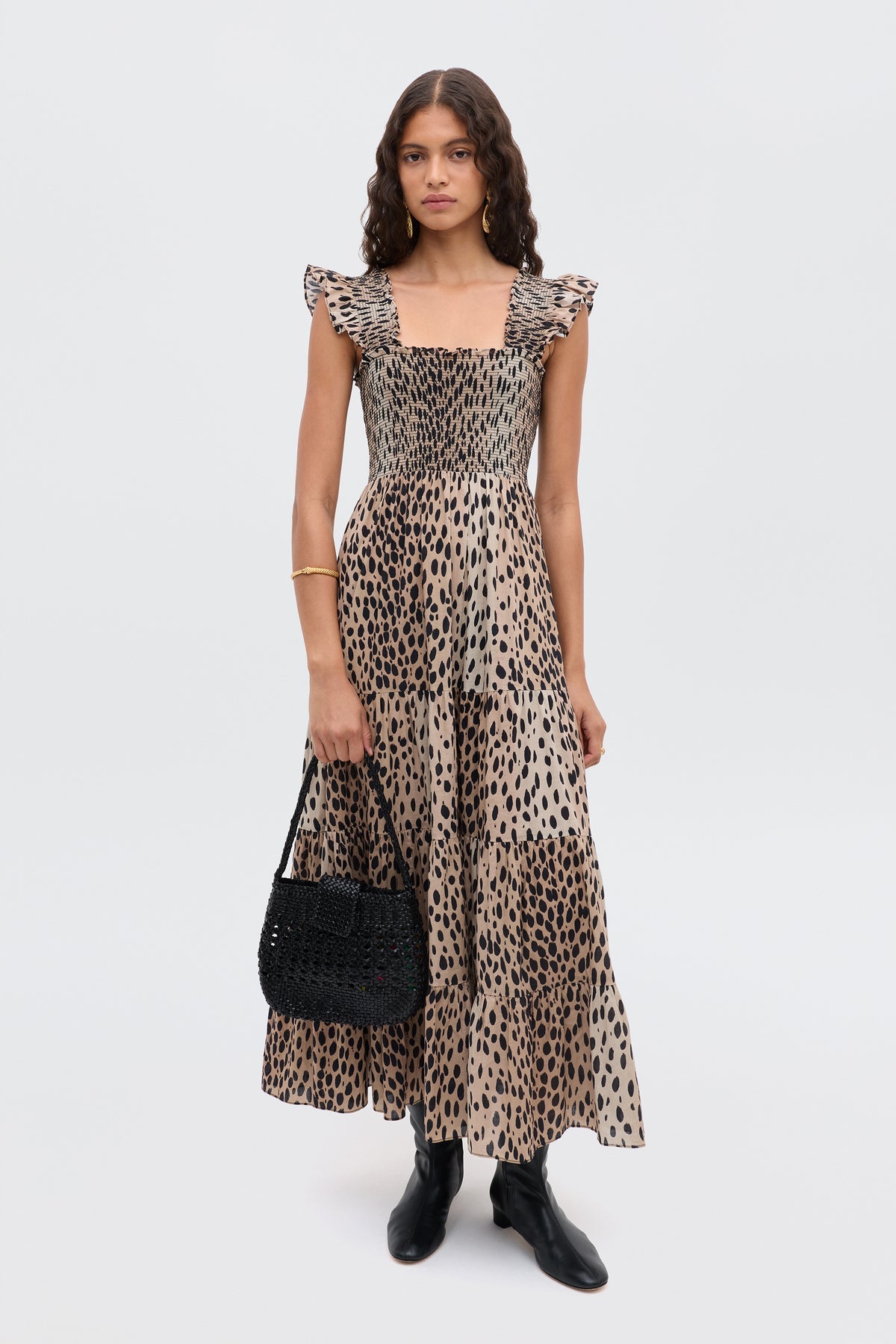 Kendall Dress Antelope Spot Black
