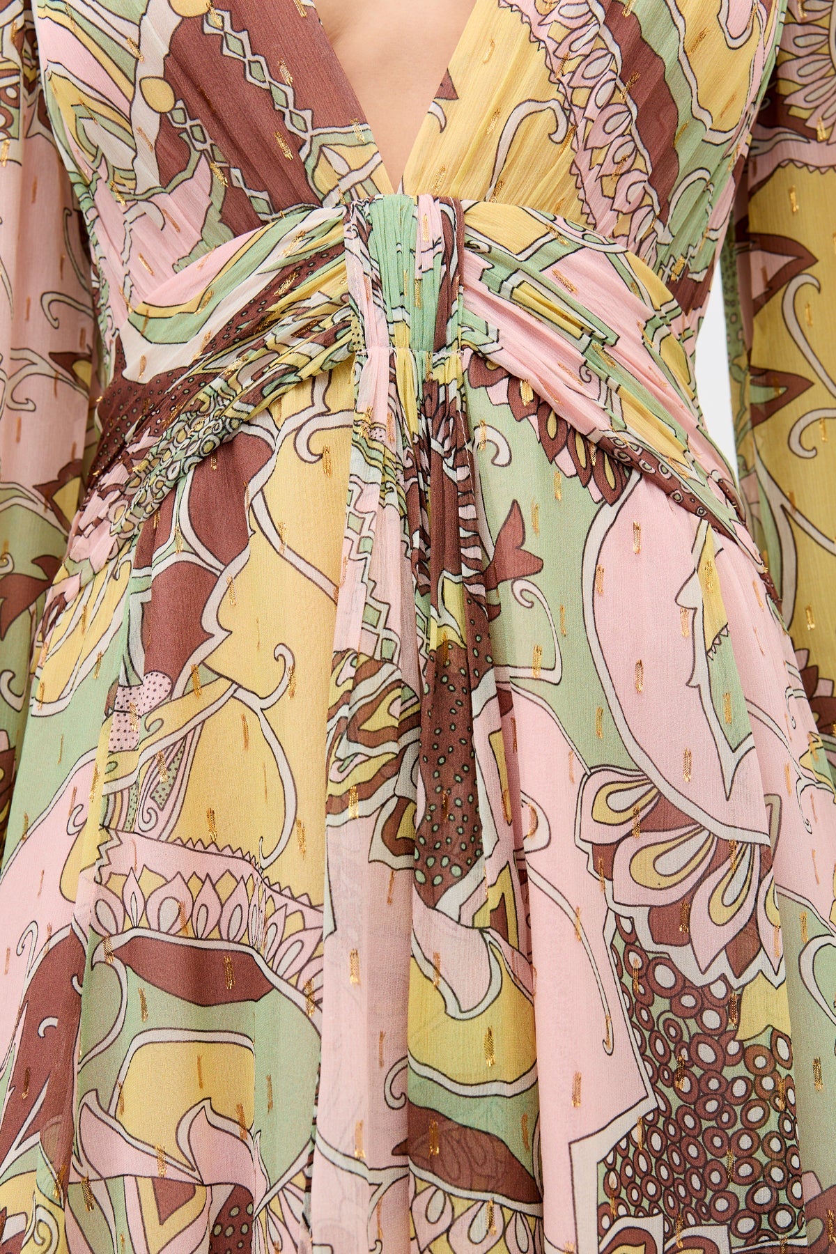 Clove Mini Dress Bianca Abstract Green