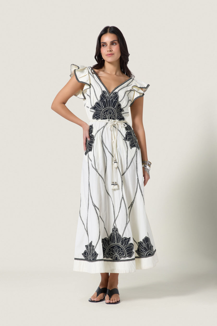 Vittorio Dress Papyrus Onyx Black