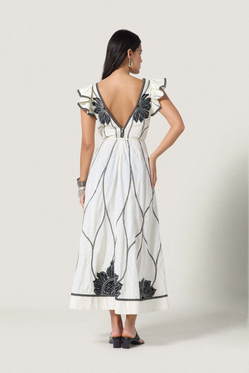 Vittorio Dress Papyrus Onyx Black