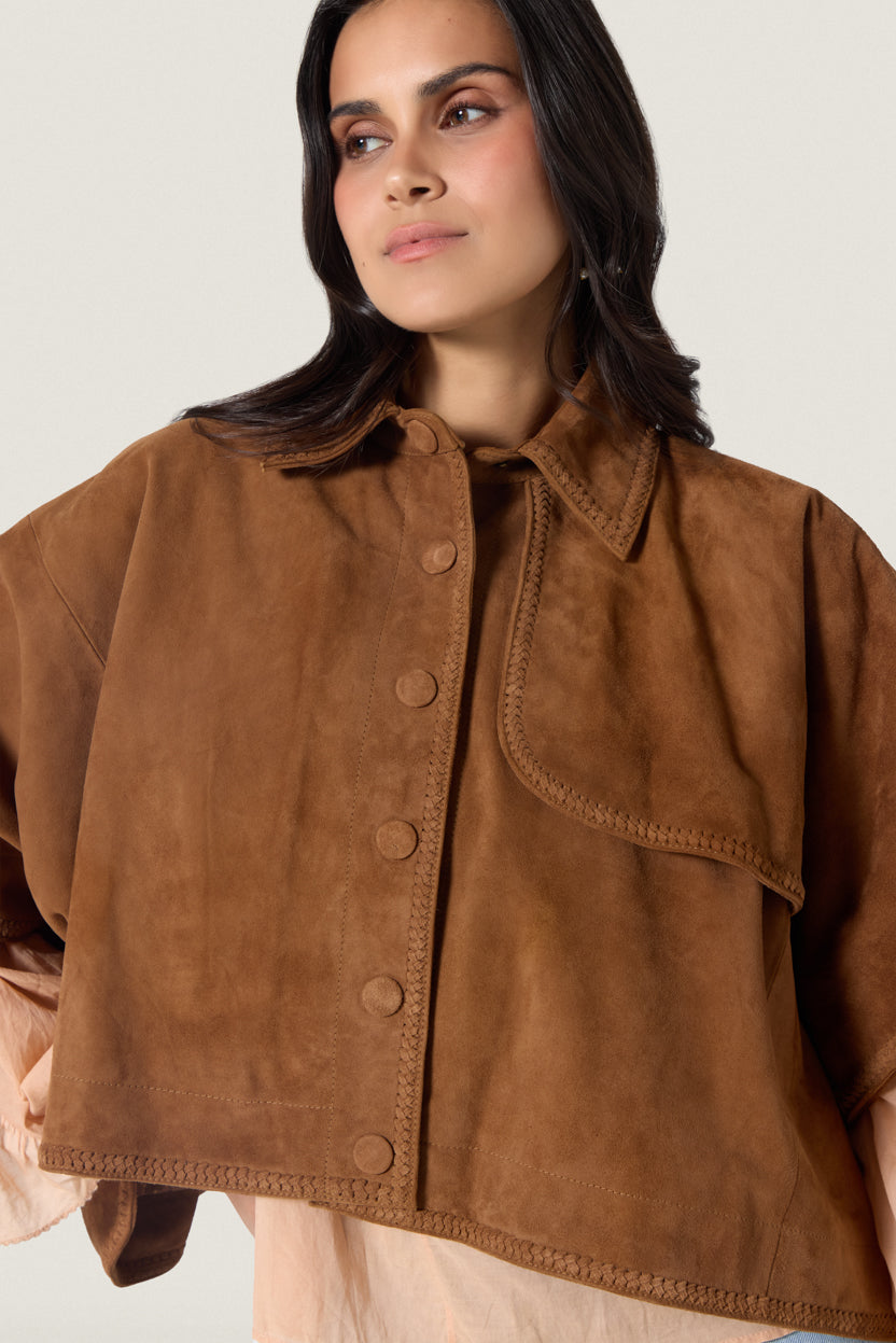 Vontel Cape Camel Brown