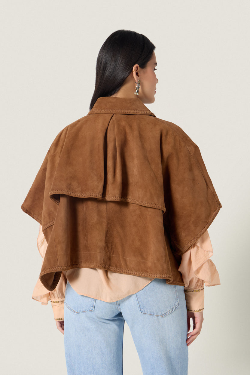 Vontel Cape Camel Brown
