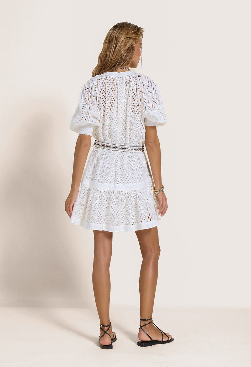 Solis Mini Dress White