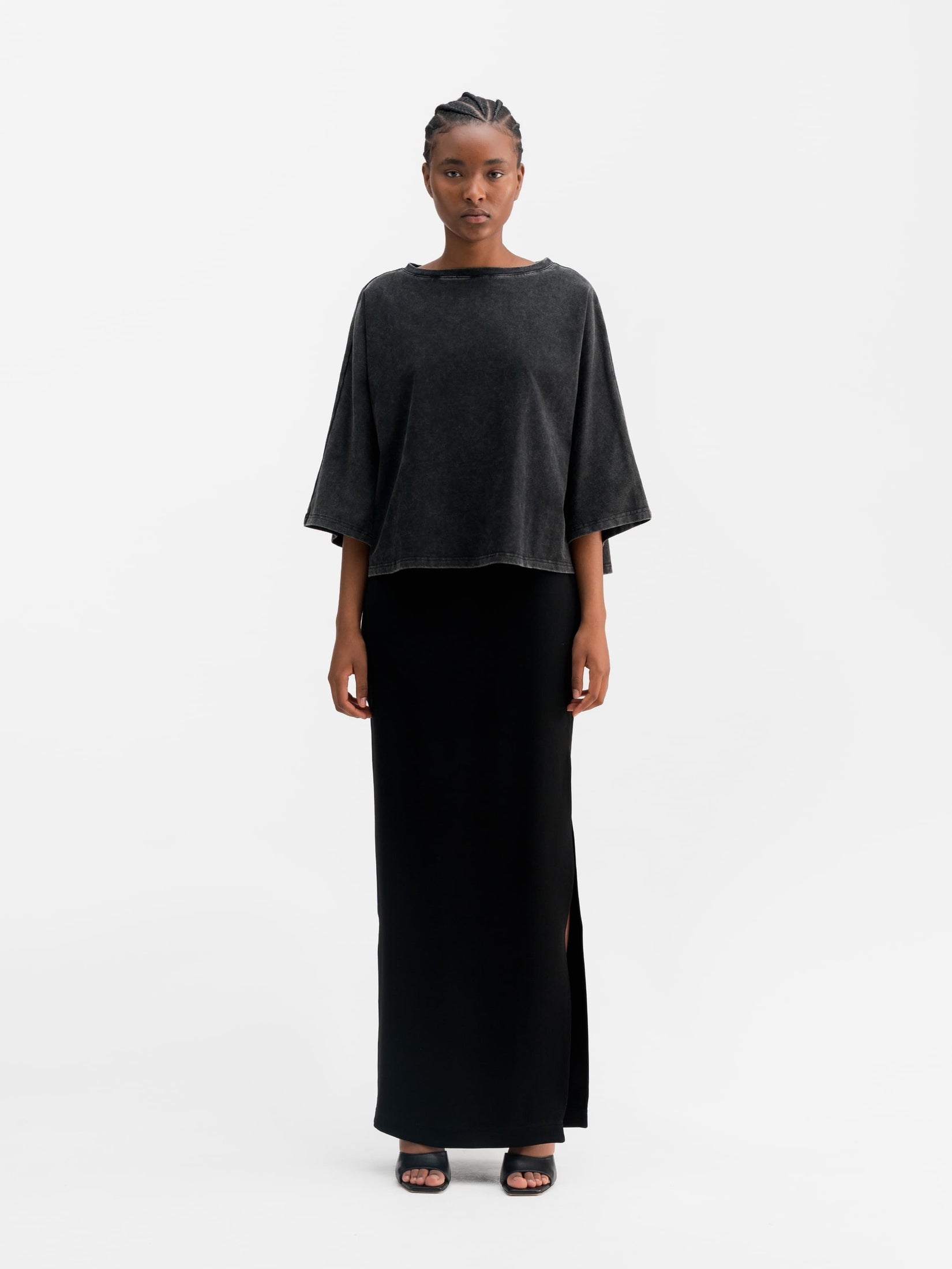 Thea Jersey Washed Black