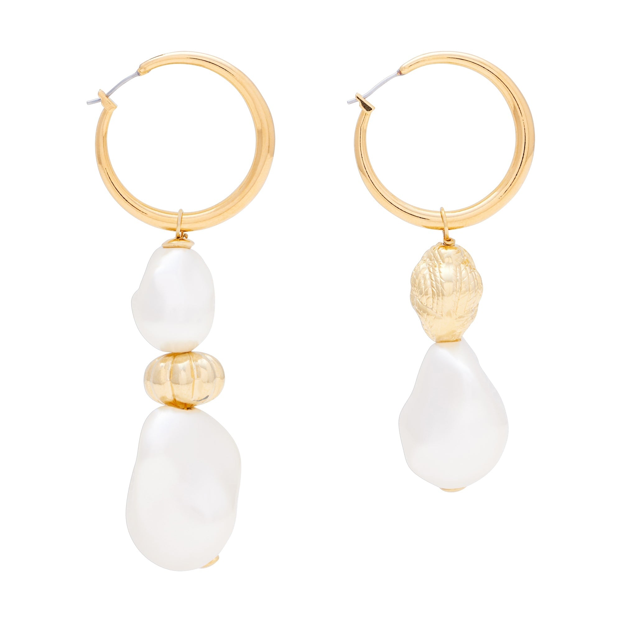 Irregular Organic Pearl Earring