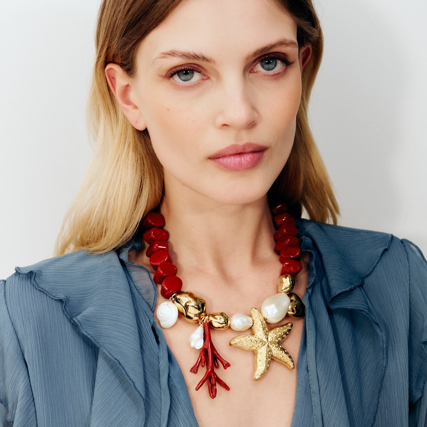 Beach Coral Necklace
