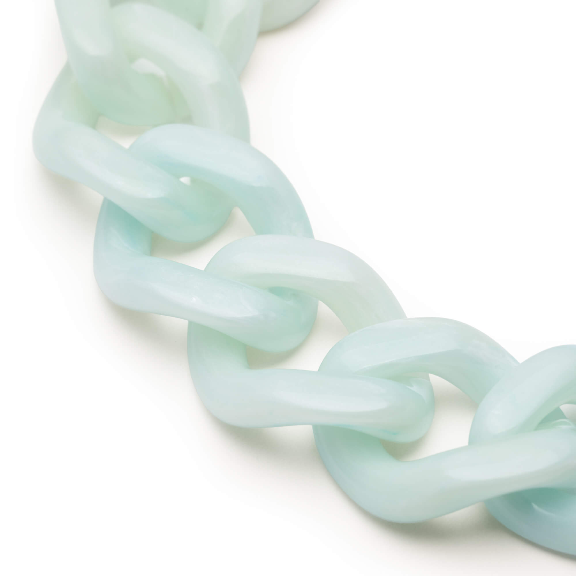 Flat Chain Bracelet Cloud Marble