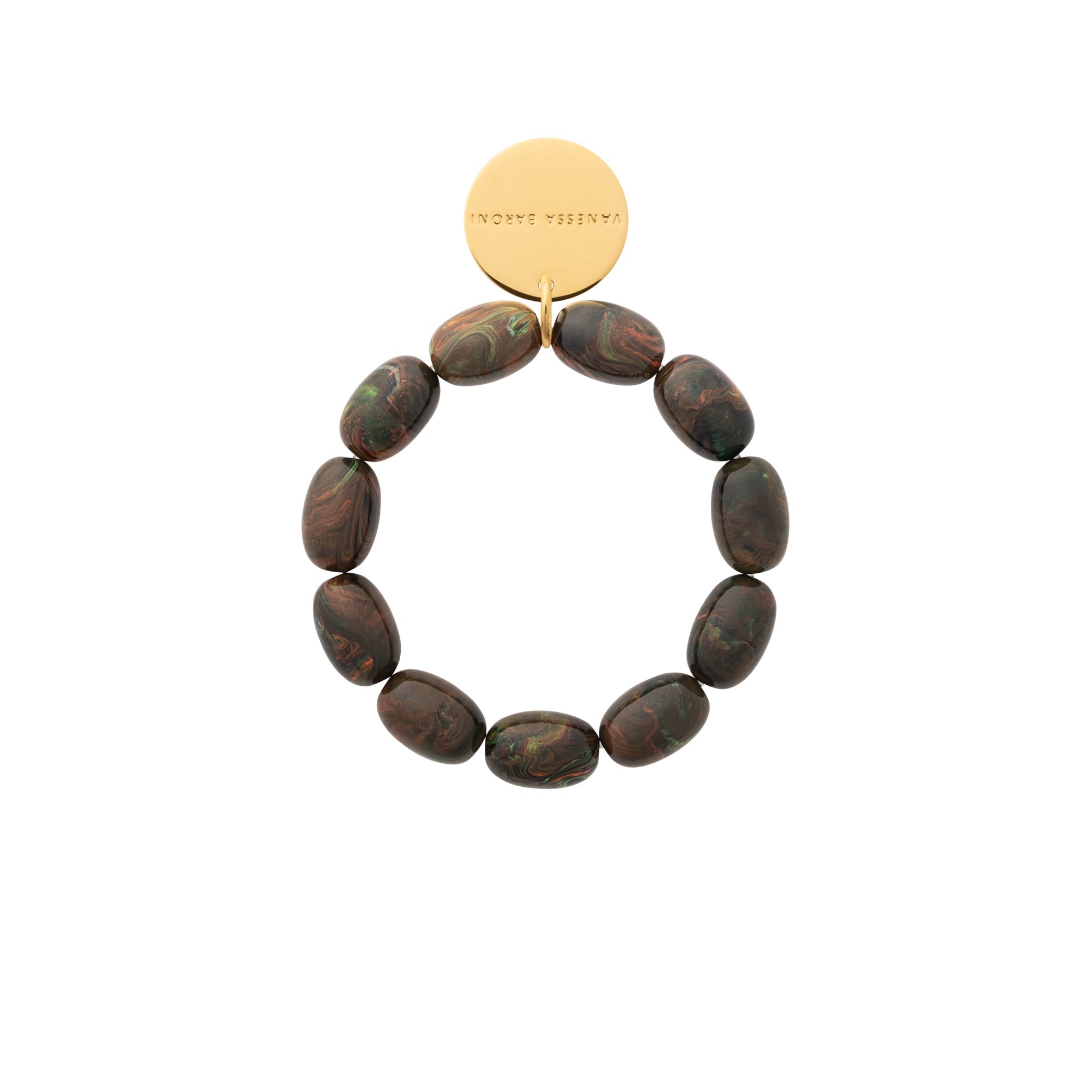 Olive Flex Bracelet  New Punk Marble