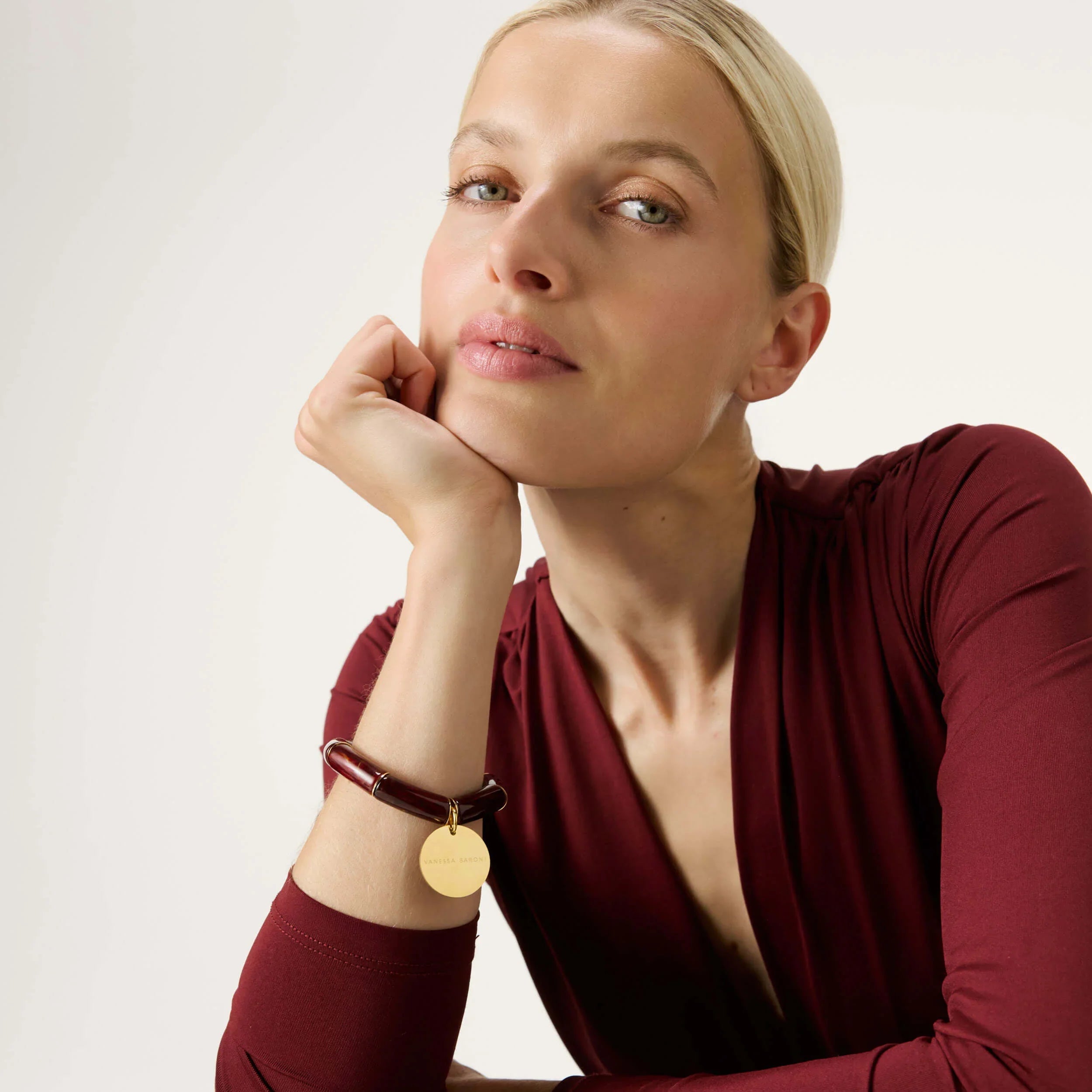 Flex Bracelet Bordeaux Marble