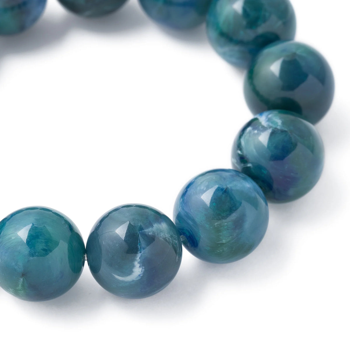 Beads Flex Bracelet Teal Marble