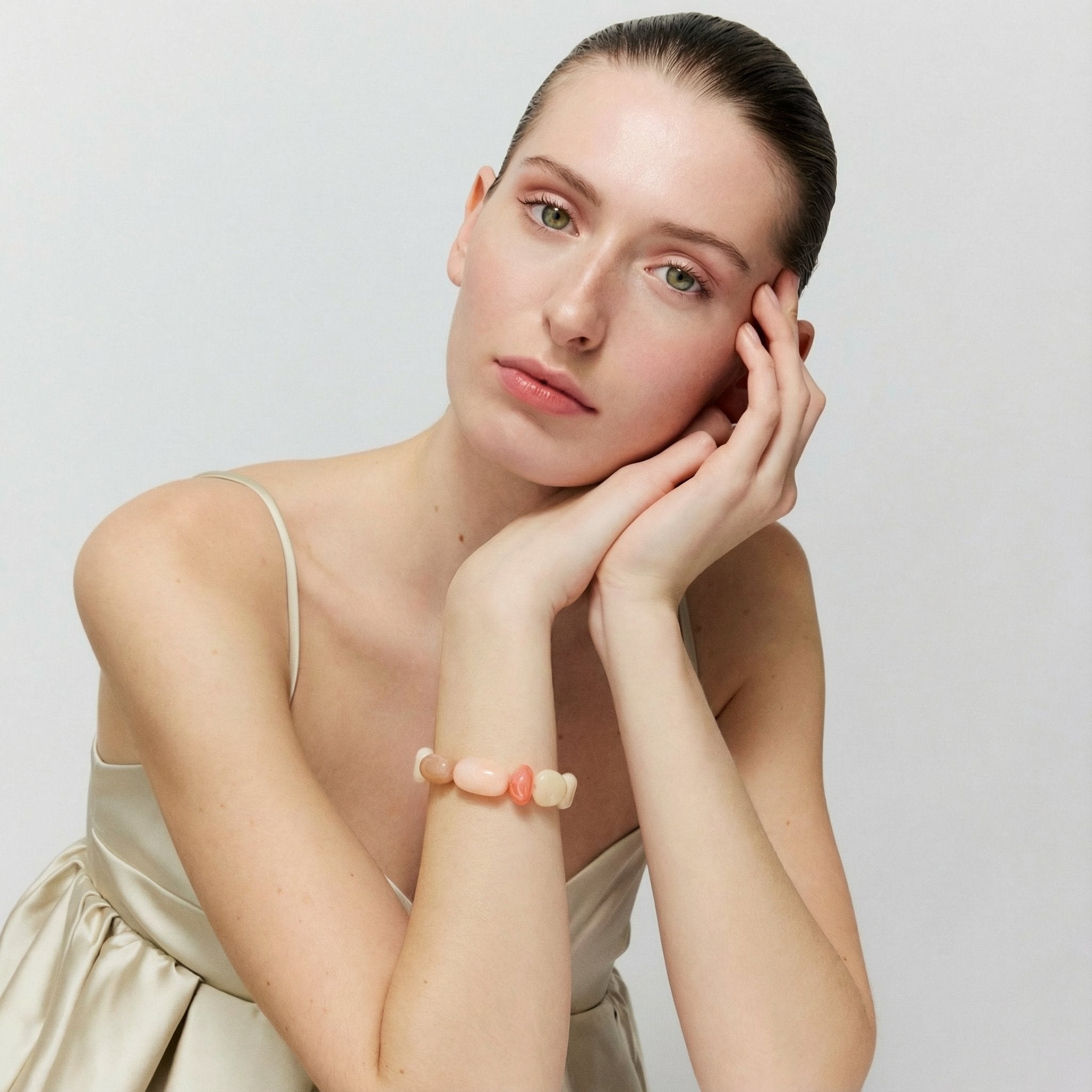Unique Flex Bracelet Latte Marble