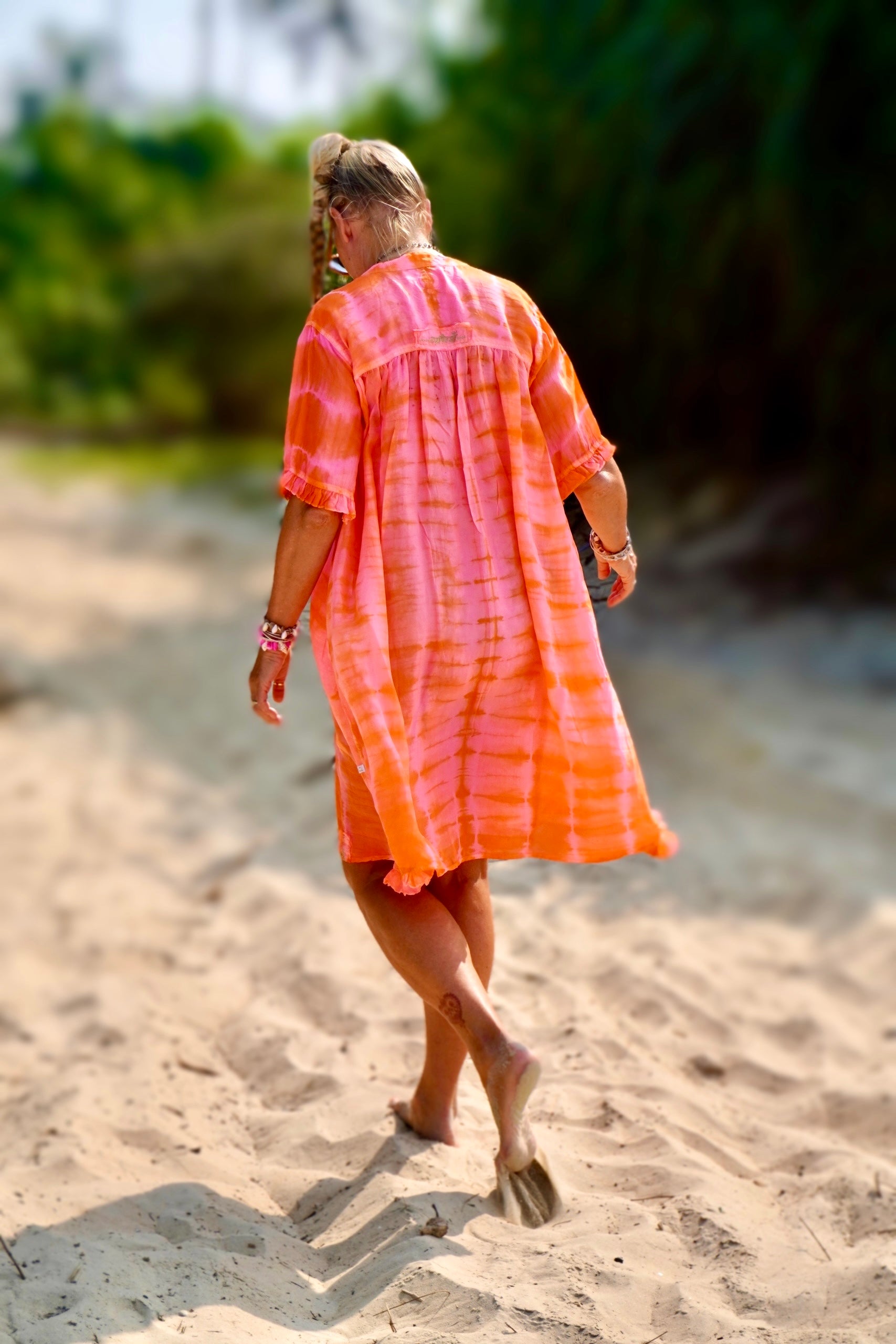 Ash Imani Dress Ash Orange Pink