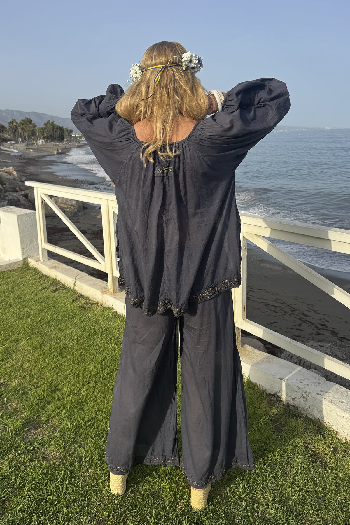 Cara Mia Pants Charcoal