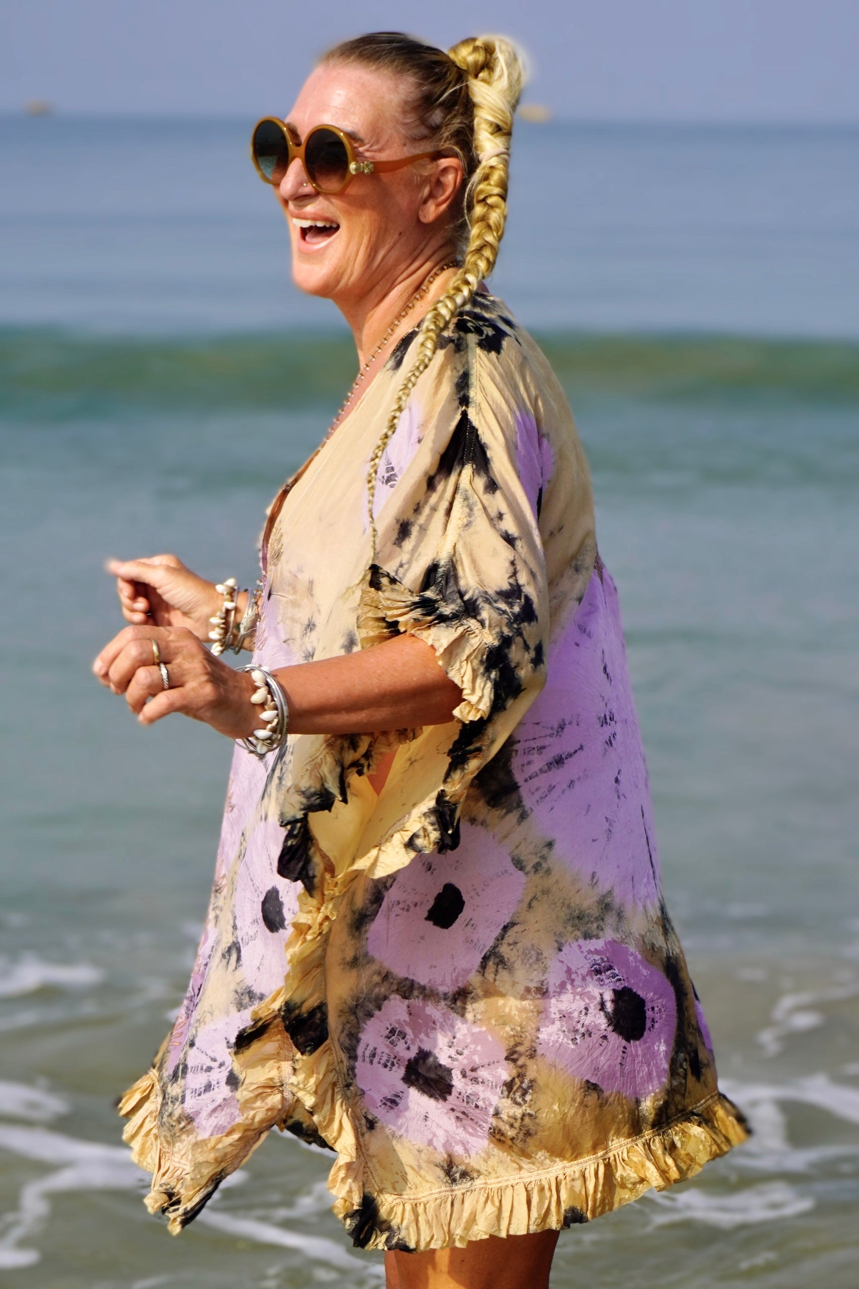 Fami Kaftan Fami Beige Lilac