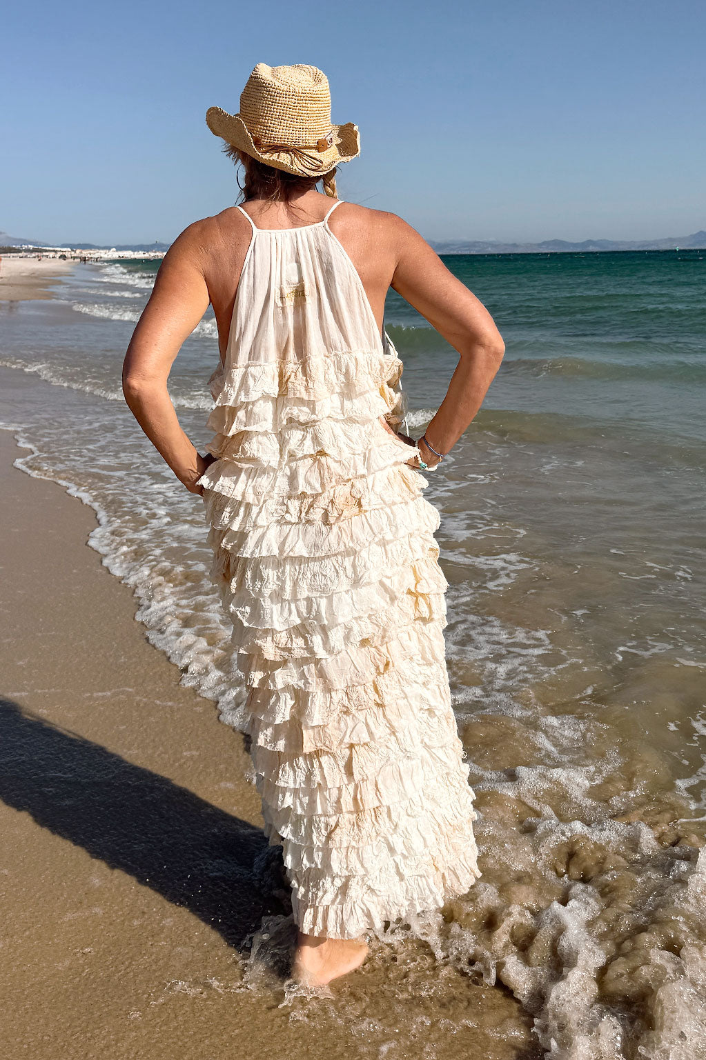 Vola Volare Lotus Maxi Dress Volare Cream Almond