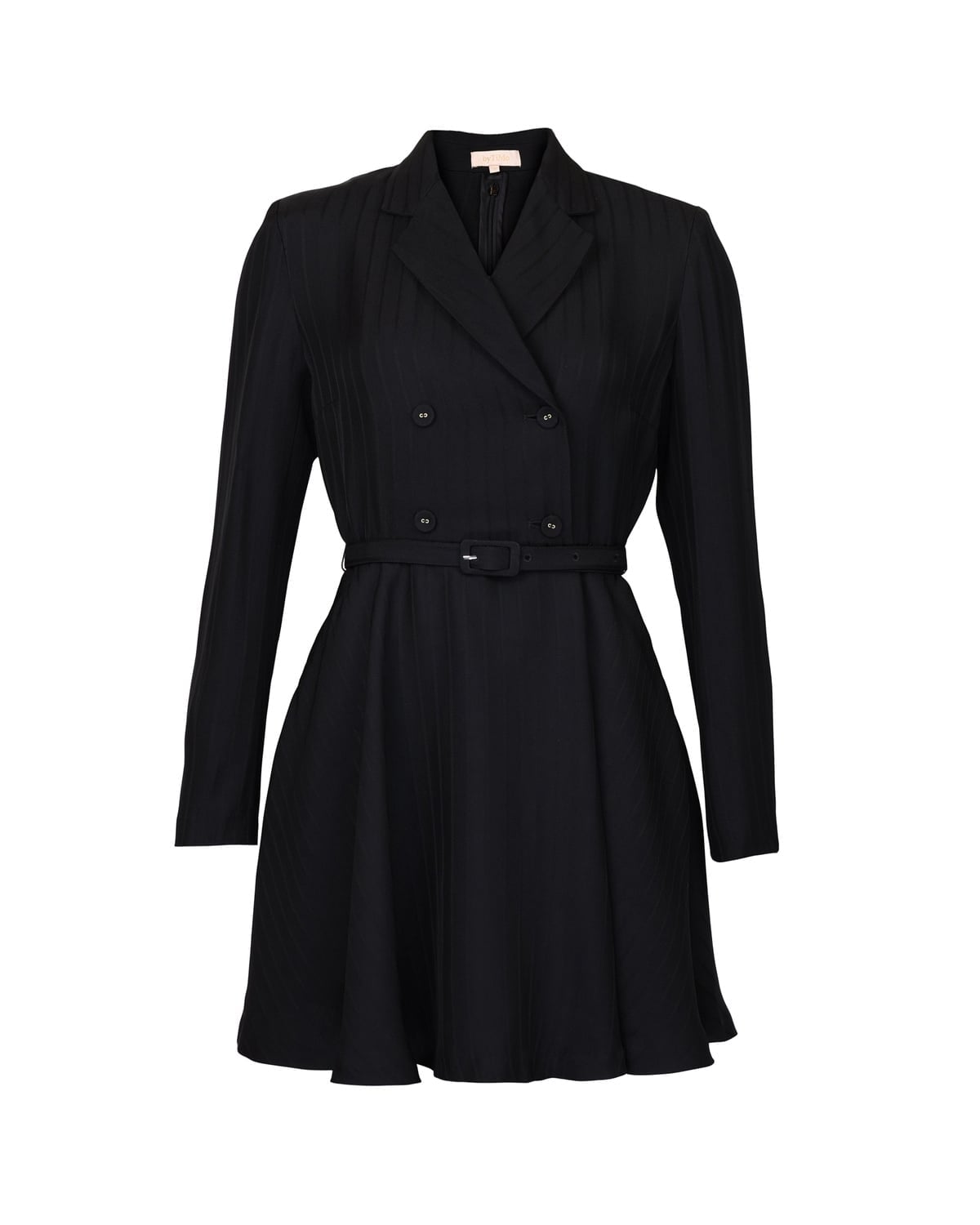 Tailored Mini Dress Black